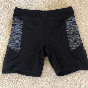 Black biker shorts